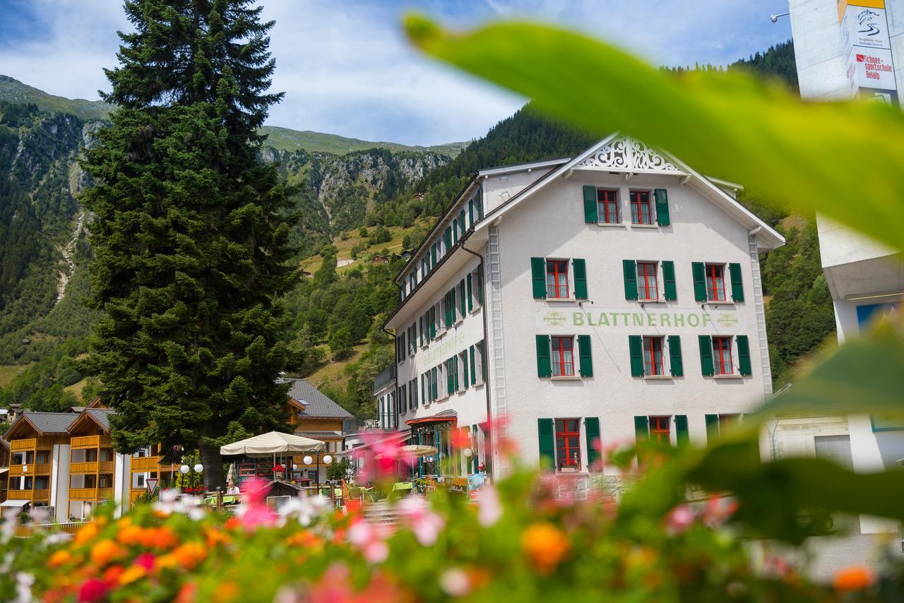 Hotel Blattnerhof Blatten bei Naters Exterior foto